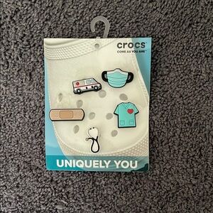 CROCS Blue and White Jibbitz Charms Accessory Pack